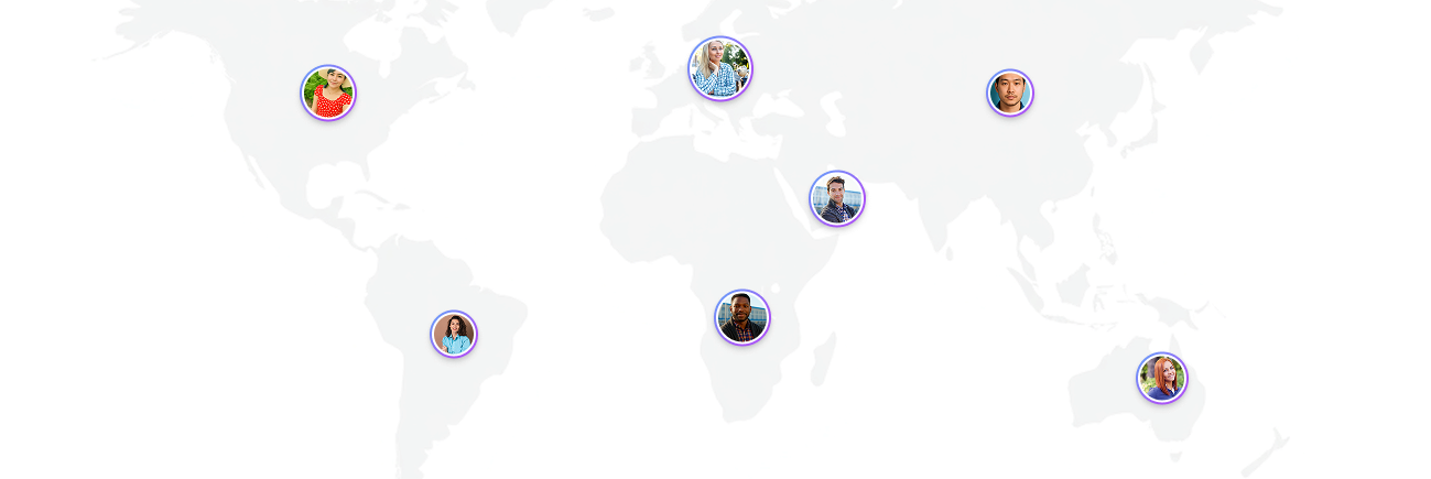 World map background